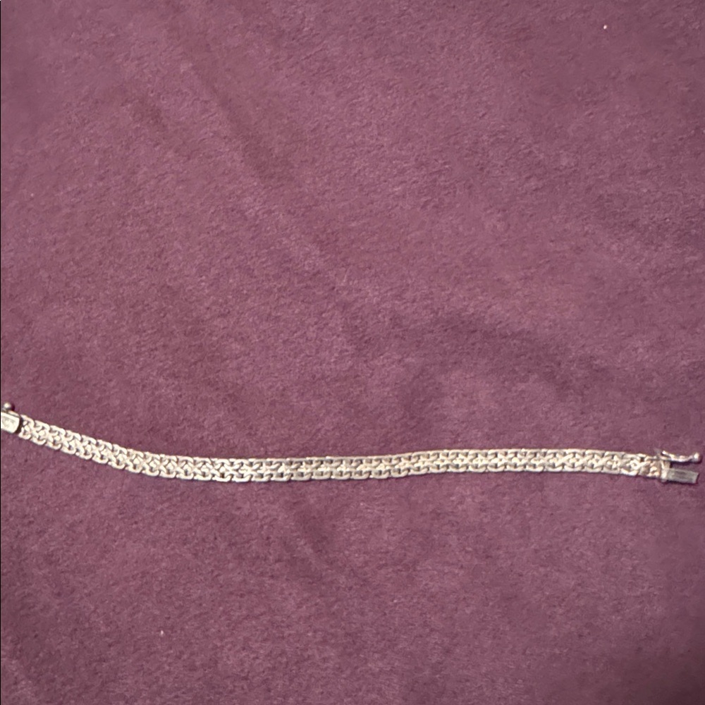 Elegant Silver Plated Bracelet